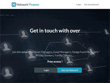 Tablet Screenshot of network-finance.com